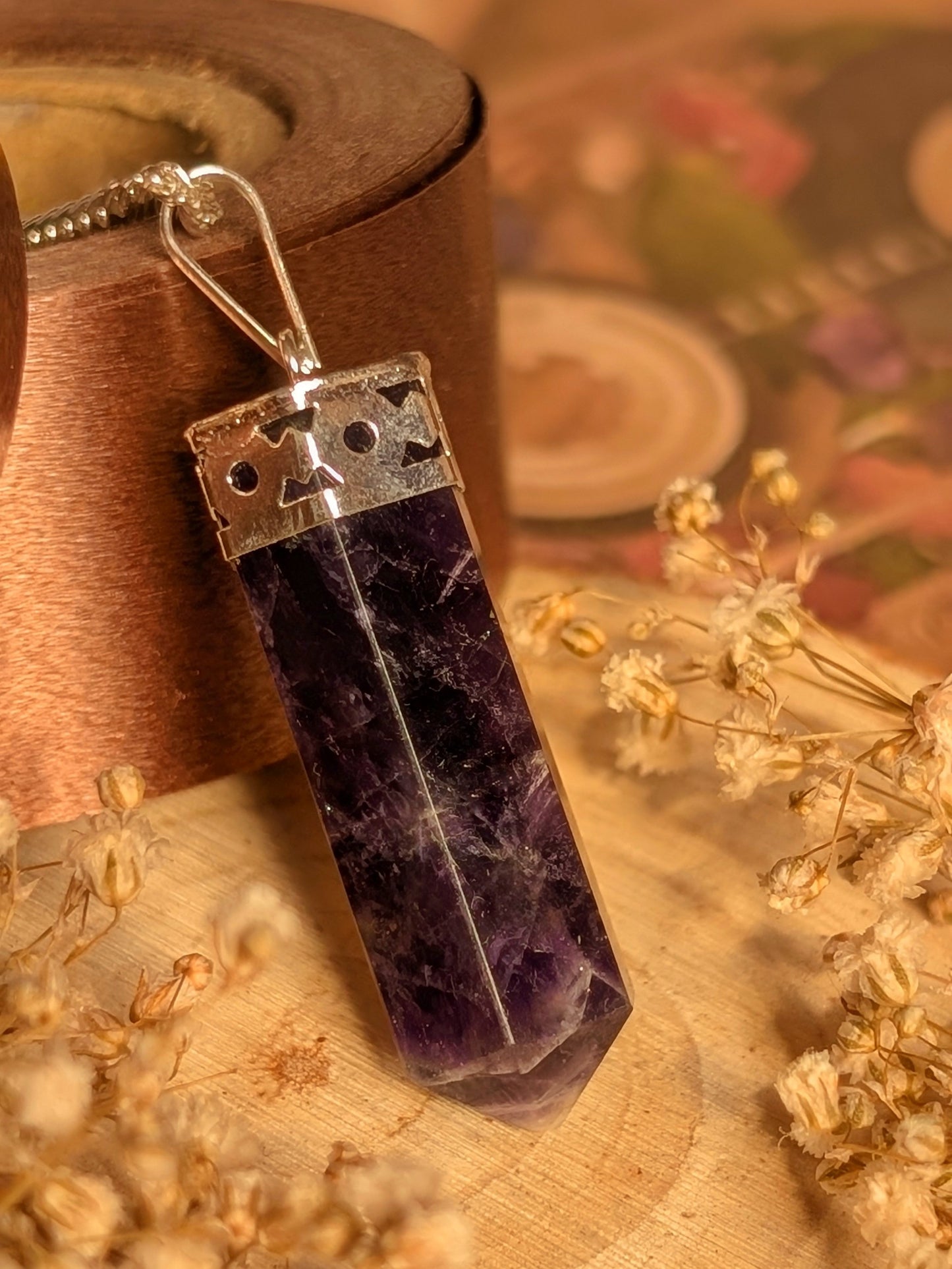 Amethyst Crystal Pendant